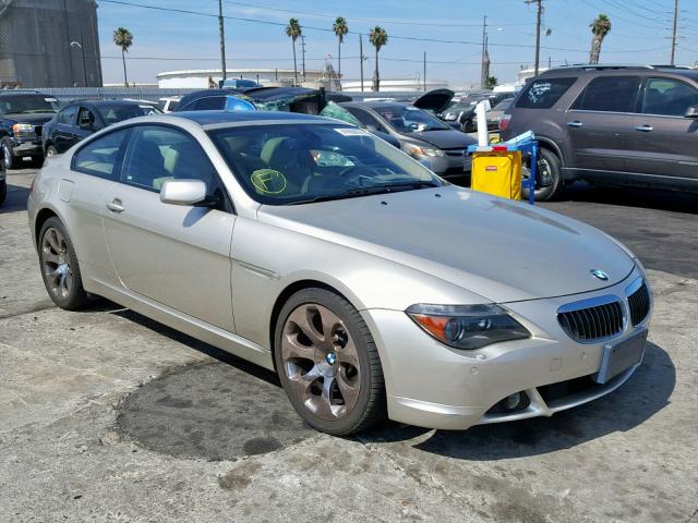 WBAEH13597CR52657 - 2007 BMW 650 I TAN photo 1