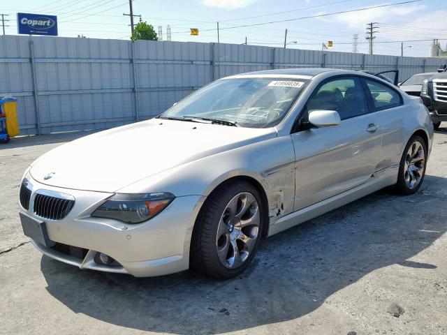 WBAEH13597CR52657 - 2007 BMW 650 I TAN photo 2