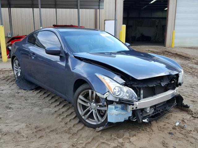 JNKCV64E28M131358 - 2008 INFINITI G37 BASE BLUE photo 1