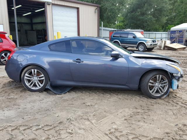 JNKCV64E28M131358 - 2008 INFINITI G37 BASE BLUE photo 9