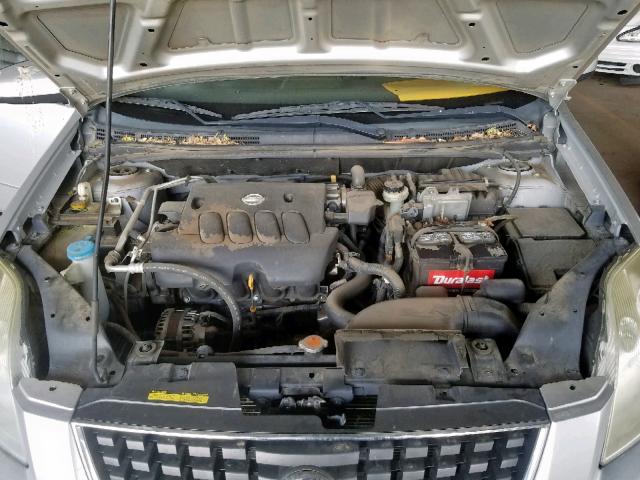 3N1AB61E48L648146 - 2008 NISSAN SENTRA 2.0 SILVER photo 7