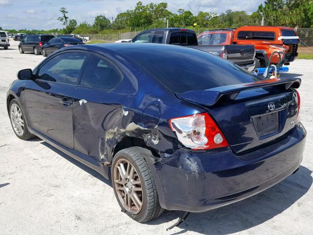 JTKDE177260078356 - 2006 TOYOTA SCION TC ლურჯი ფოტო 3
