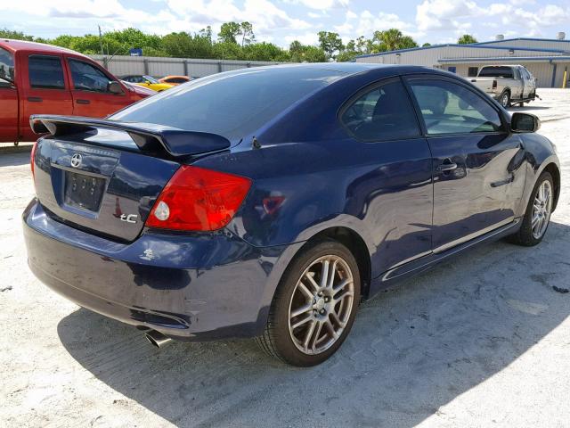 JTKDE177260078356 - 2006 TOYOTA SCION TC ლურჯი ფოტო 4