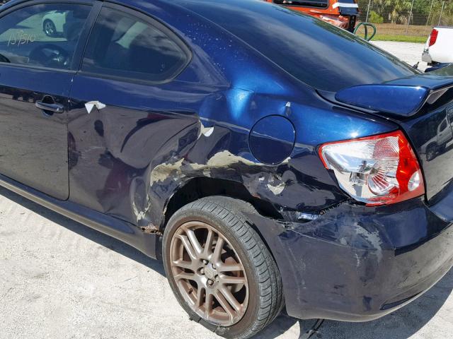 JTKDE177260078356 - 2006 TOYOTA SCION TC ლურჯი ფოტო 9