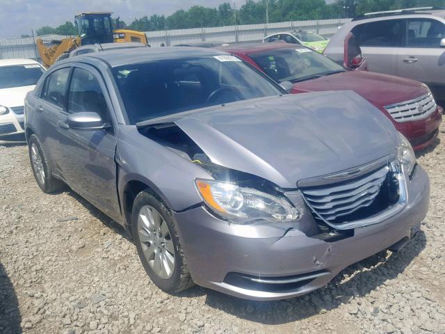 1C3CCBAB8EN209260 - 2014 CHRYSLER 200 LX SILVER photo 1