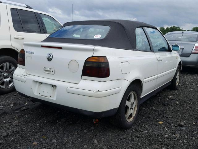 3VWDC21V2YM801405 - 2000 VOLKSWAGEN CABRIO GLS WHITE photo 4