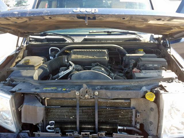 1J8HG48NX6C124380 - 2006 JEEP COMMANDER 蓝色 照片 7