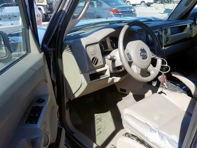 1J8HG48NX6C124380 - 2006 JEEP COMMANDER 蓝色 照片 9