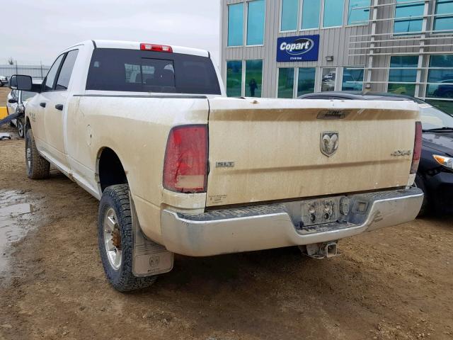 3C6TR5JT0DG581260 - 2013 RAM 2500 SLT WHITE photo 3