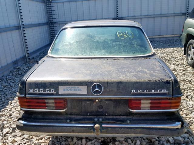 WDBAB53A0EA003710 - 1984 MERCEDES-BENZ 300 CDT BLACK photo 9