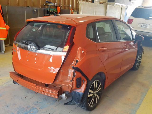 3HGGK5H92JM709635 - 2018 HONDA FIT EX ORANGE photo 4