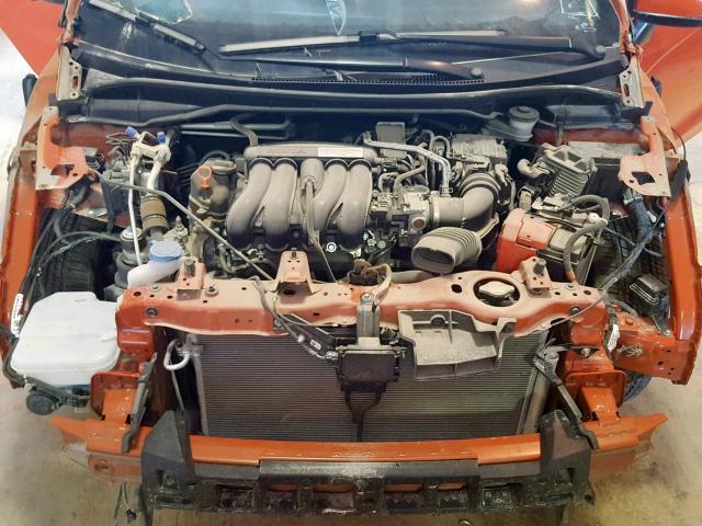 3HGGK5H92JM709635 - 2018 HONDA FIT EX ORANGE photo 7