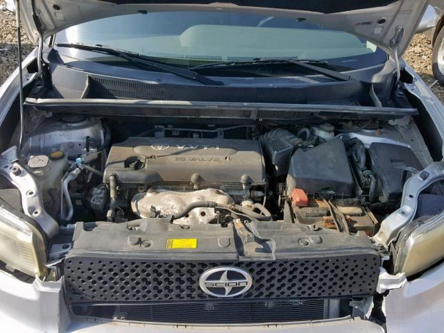 JTLKE50E781042484 - 2008 TOYOTA SCION XB 银色 照片 7