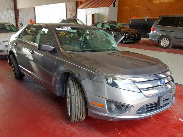 3FAHP0JGXBR343496 - 2011 FORD FUSION SEL GRAY photo 1