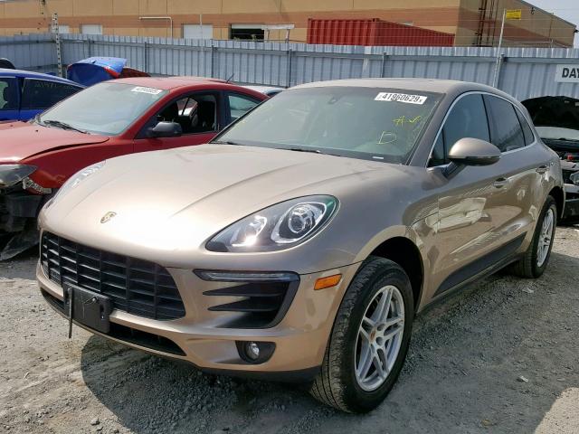 WP1AB2A5XGLB43209 - 2016 PORSCHE MACAN S GRAY photo 2