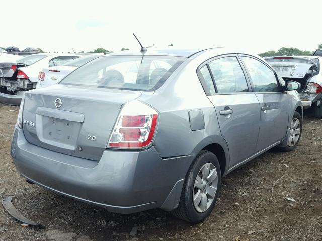 3N1AB61E67L604373 - 2007 NISSAN SENTRA 2.0 GRAY photo 4