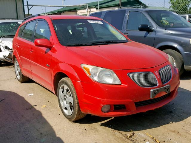 5Y2SL63885Z466489 - 2005 PONTIAC VIBE RED photo 1