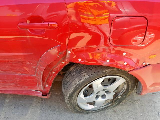 5Y2SL63885Z466489 - 2005 PONTIAC VIBE RED photo 9