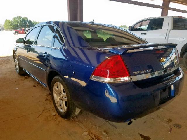 2G1WU581169146665 - 2006 CHEVROLET IMPALA LTZ BLUE photo 3