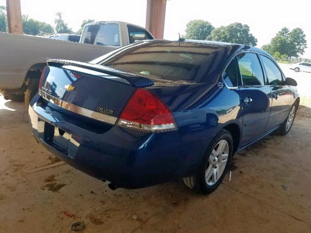 2G1WU581169146665 - 2006 CHEVROLET IMPALA LTZ BLUE photo 4