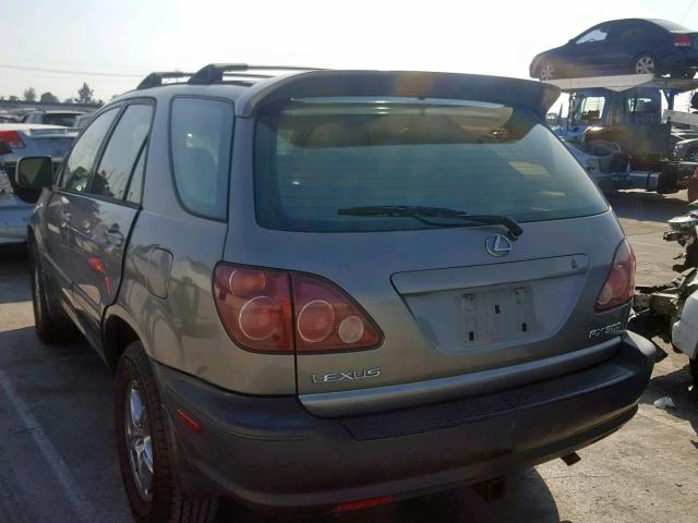 JT6HF10U4Y0160847 - 2000 LEXUS RX 300 SILVER photo 3