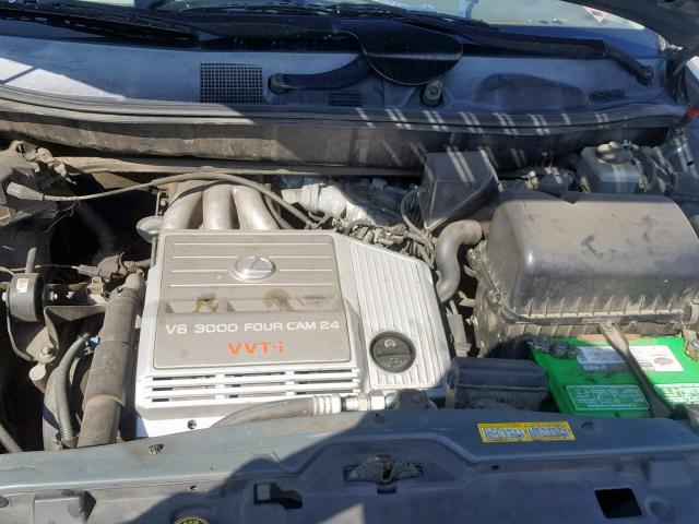 JT6HF10U4Y0160847 - 2000 LEXUS RX 300 SILVER photo 7