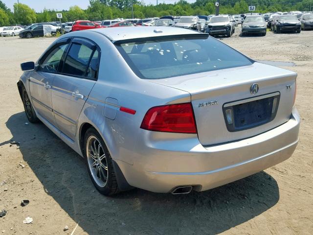 19UUA66286A028983 - 2006 ACURA 3.2TL SILVER photo 3