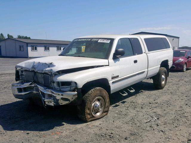 3B7KF23692M281430 - 2002 DODGE RAM 2500 WHITE photo 2