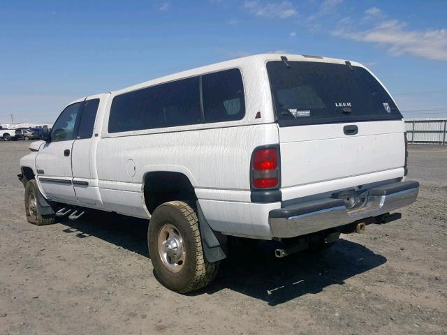 3B7KF23692M281430 - 2002 DODGE RAM 2500 WHITE photo 3