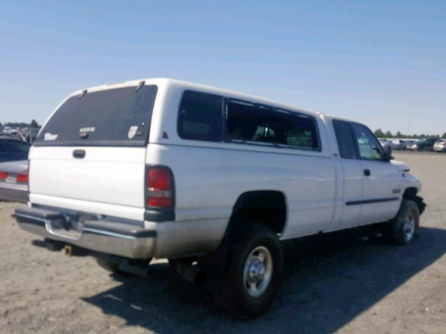 3B7KF23692M281430 - 2002 DODGE RAM 2500 WHITE photo 4