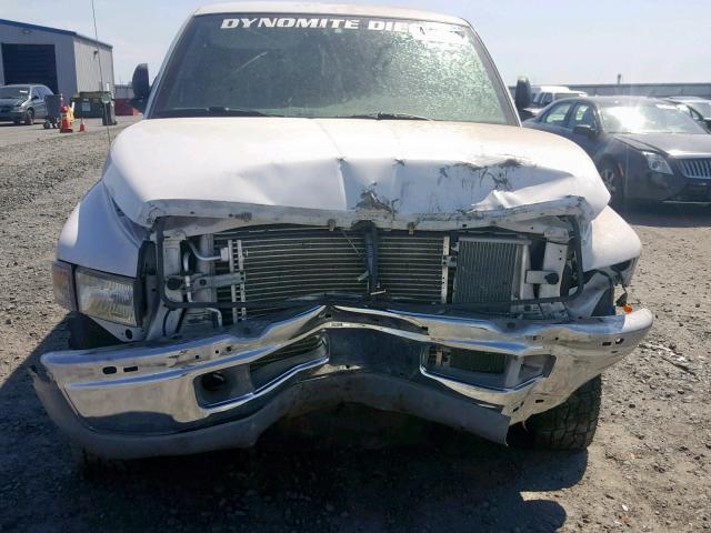 3B7KF23692M281430 - 2002 DODGE RAM 2500 WHITE photo 9