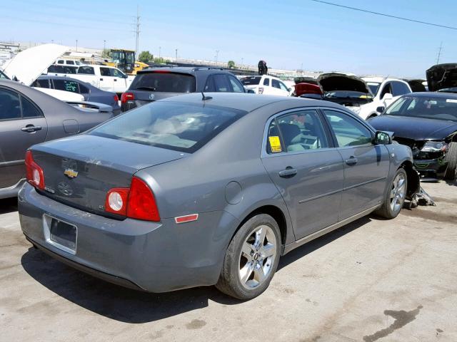 1G1ZH57B58F253756 - 2008 CHEVROLET MALIBU 1LT 灰色 照片 4