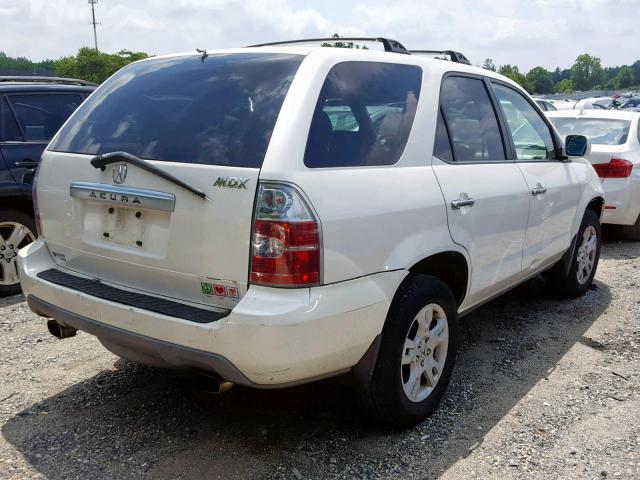 2HNYD18615H502180 - 2005 ACURA MDX TOURIN WHITE photo 4