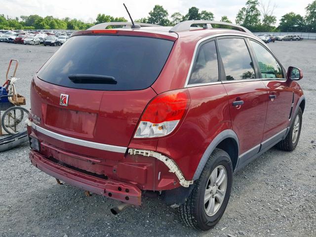 3GSCL33P69S520745 - 2009 SATURN VUE XE MAROON photo 4