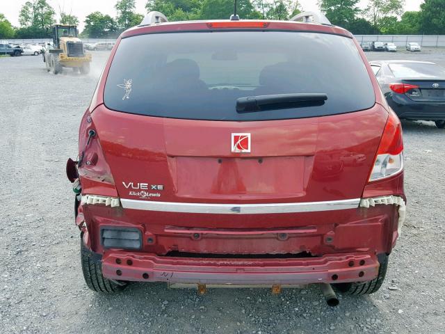 3GSCL33P69S520745 - 2009 SATURN VUE XE MAROON photo 9