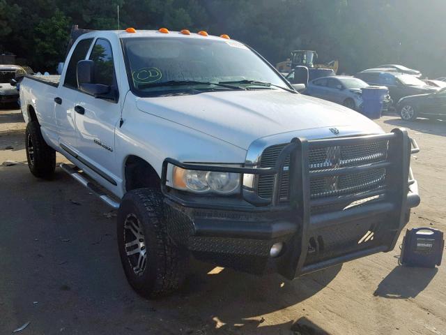 3D7KS28CX5G758255 - 2005 DODGE RAM 2500 S Սպիտակ լուսանկար 1
