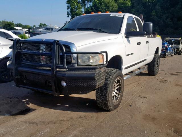 3D7KS28CX5G758255 - 2005 DODGE RAM 2500 S Սպիտակ լուսանկար 2