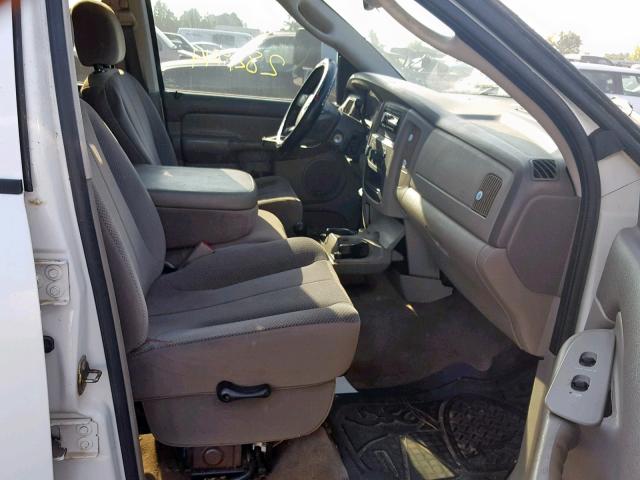 3D7KS28CX5G758255 - 2005 DODGE RAM 2500 S Սպիտակ լուսանկար 5