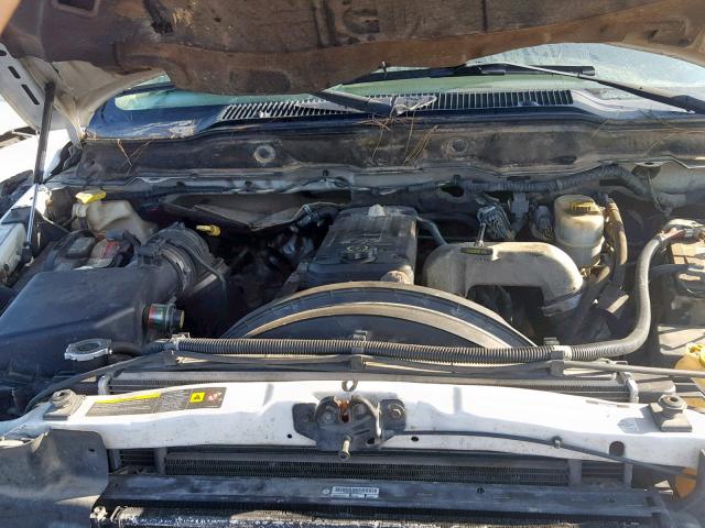 3D7KS28CX5G758255 - 2005 DODGE RAM 2500 S Սպիտակ լուսանկար 7