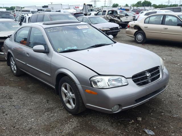 JN1CA31A11T104907 - 2001 NISSAN MAXIMA GXE SILVER photo 1