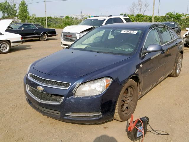1G1ZH57B88F263973 - 2008 CHEVROLET MALIBU 1LT 蓝色 照片 2