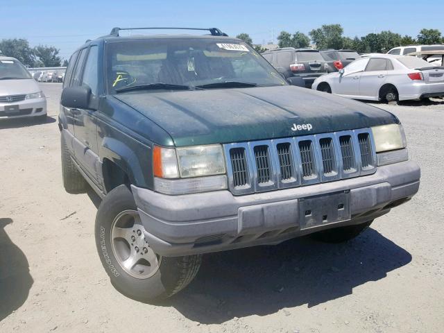 1J4GZ58S6TC169623 - 1996 JEEP GRAND CHER GREEN photo 1