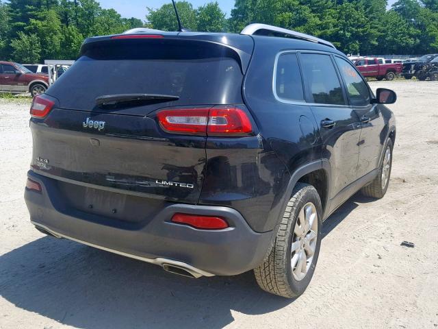 1C4PJMDS9FW718344 - 2015 JEEP CHEROKEE L BLACK photo 4