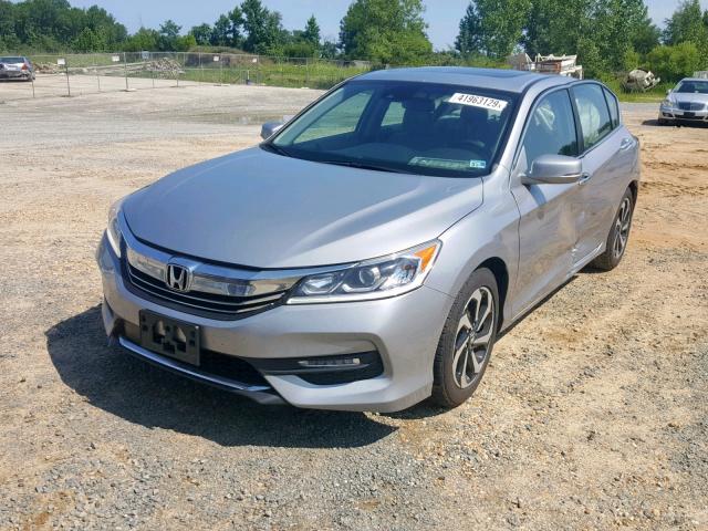 1HGCR2F99GA237886 - 2016 HONDA ACCORD EXL SILVER photo 2