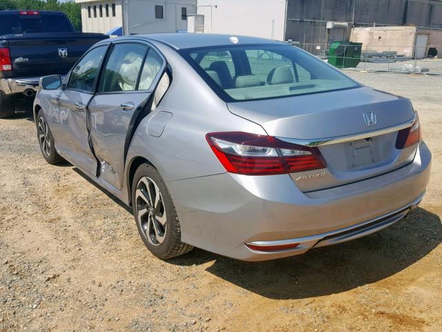 1HGCR2F99GA237886 - 2016 HONDA ACCORD EXL SILVER photo 3