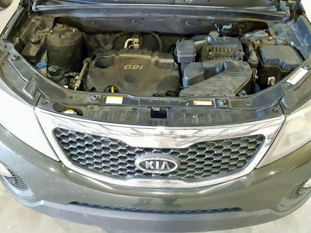 5XYKT3A69CG188410 - 2012 KIA SORENTO BA GREEN photo 7