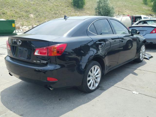 JTHCK262492031652 - 2009 LEXUS IS 250 BLACK photo 4