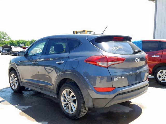 KM8J23A42JU799366 - 2018 HYUNDAI TUCSON SE GRAY photo 3