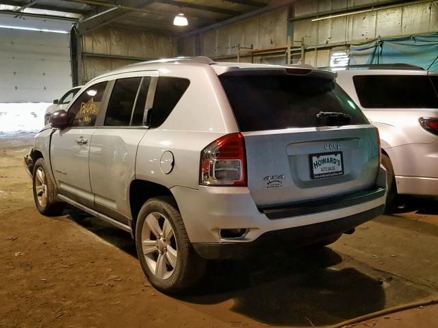 1C4NJDAB5CD663362 - 2012 JEEP COMPASS SILVER photo 3