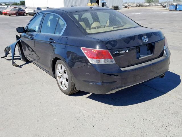 1HGCP2F89AA057442 - 2010 HONDA ACCORD EXL BLACK photo 3